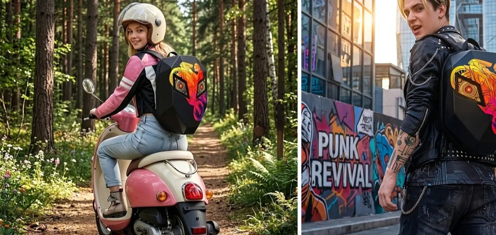 MOTORCYCLE GEM BACKPACK
