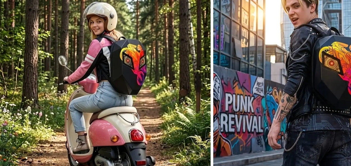 MOTORCYCLE GEM BACKPACK