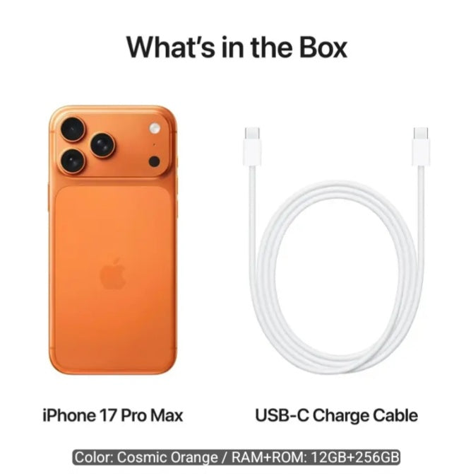 APPLE IPHONE 17 PRO MAX ORANGE UNLOCKED