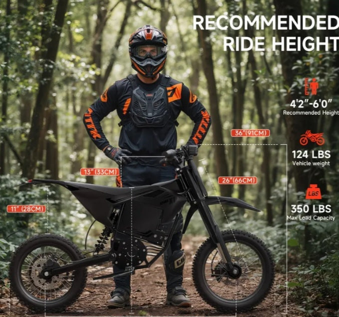 ELECTRIC SR DIRT BIKE (White)